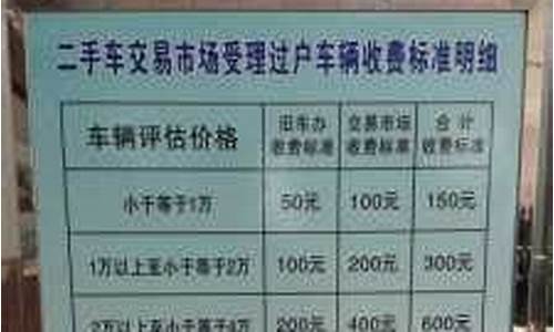 16万元二手车过户费用_16万的二手车能还价多少大概